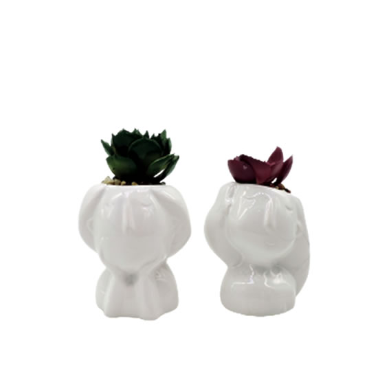 VASO DECORATIVO 6X8CM CACHEPOT
