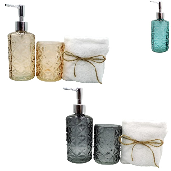 JOGO DE BANHEIRO C/3 PCS-KITS DE BANHEIRO