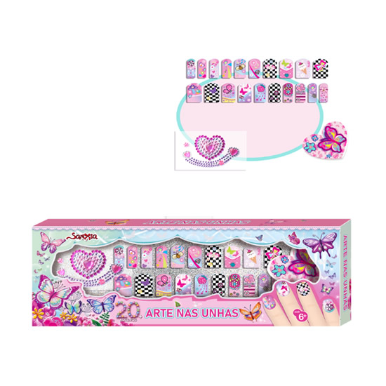 KIT ART NAS UNHAS-ACESSÓRIOS INFANTIS