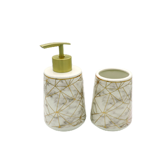 KIT DE BANHEIRO DE PORCELANA 2PCS KITS DE BANHEIRO