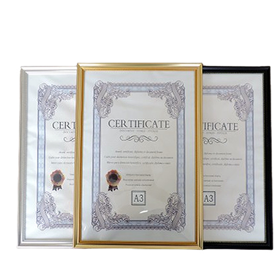 P.CERTIFICADO PLAST. A3 PORTA RETRATOS