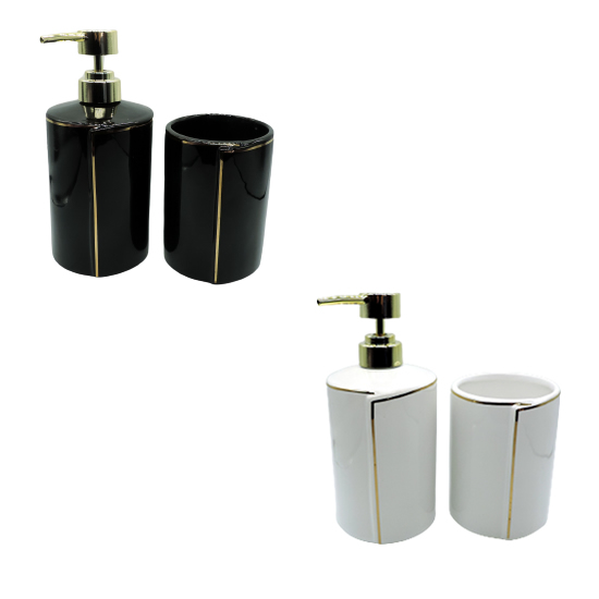 KIT DE BANHEIRO DE PORCELANA 2PCS-KITS DE BANHEIRO