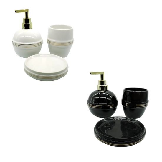 KIT DE BANHEIRO DE PORCELANA 3PCS-KITS DE BANHEIRO