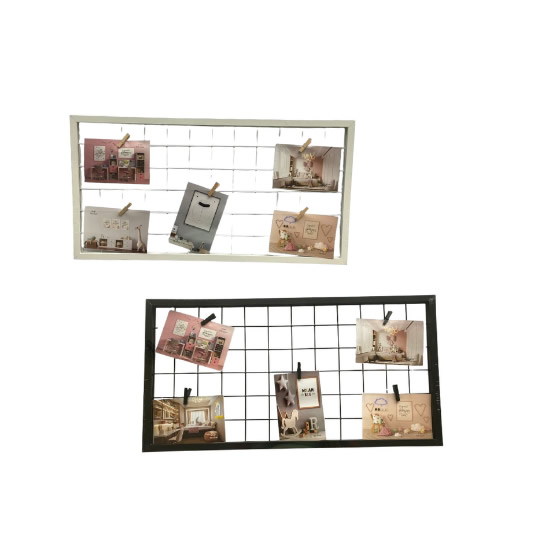 PORTA RETRATO DE METAL 62X32CM-PORTA RETRATO DE PAREDE